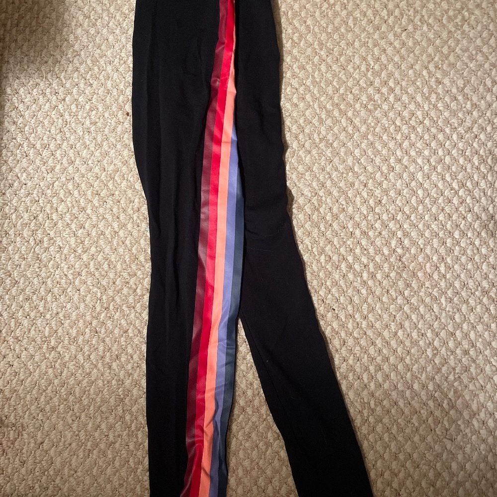 Pink high waisted yoga pants